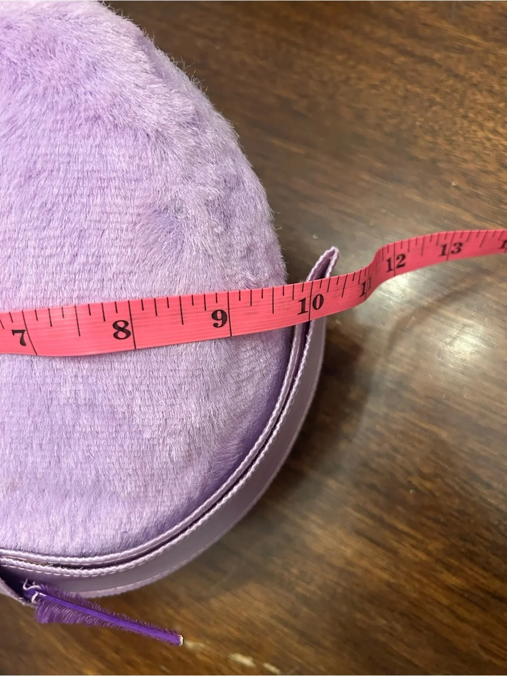 Vintage Lavender Felt Pillbox Hat with Feather Trim